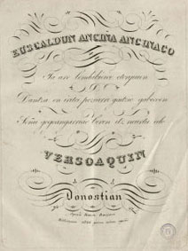Euscaldun anciña ancinaco [Música notada]