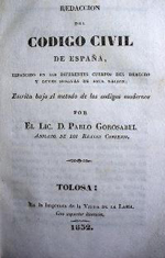 Redacción del Código Civil de España (1832)