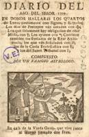 Diario del año del Señor 1779...