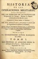 Historia de las operaciones militares...(1757)