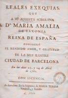 Reales exequias que a su augusta soberana...(1761)