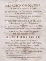 Relacion obsequiosa de los seis primeros dias...(1759)