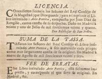Licencia y Tasa de impresion