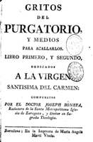 Gritos del purgatorio...(176?)