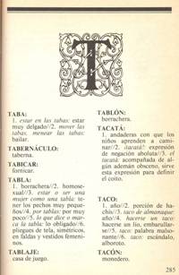 Diccionario de argot de Juan Manuel Oliver