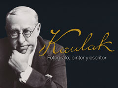 Gráfica de la exposición Kâulak: fotógrafo, pintor y escritor