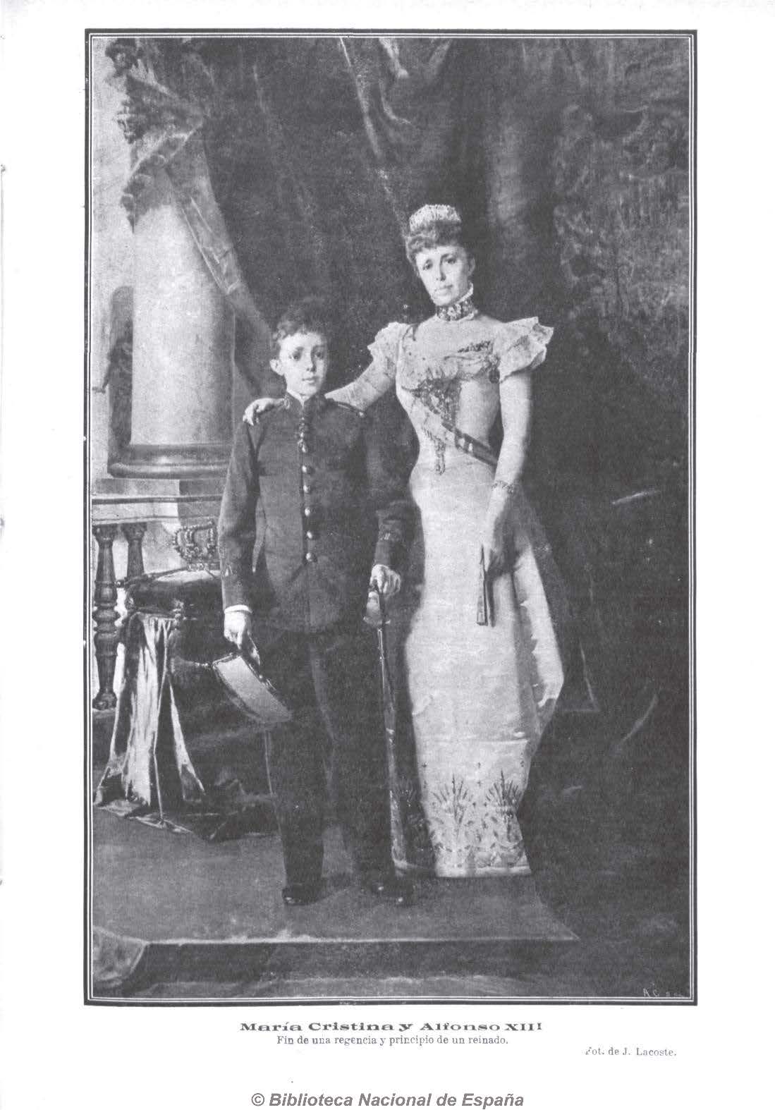Maria Cristina y Alfonso XIII Revista Actualidades