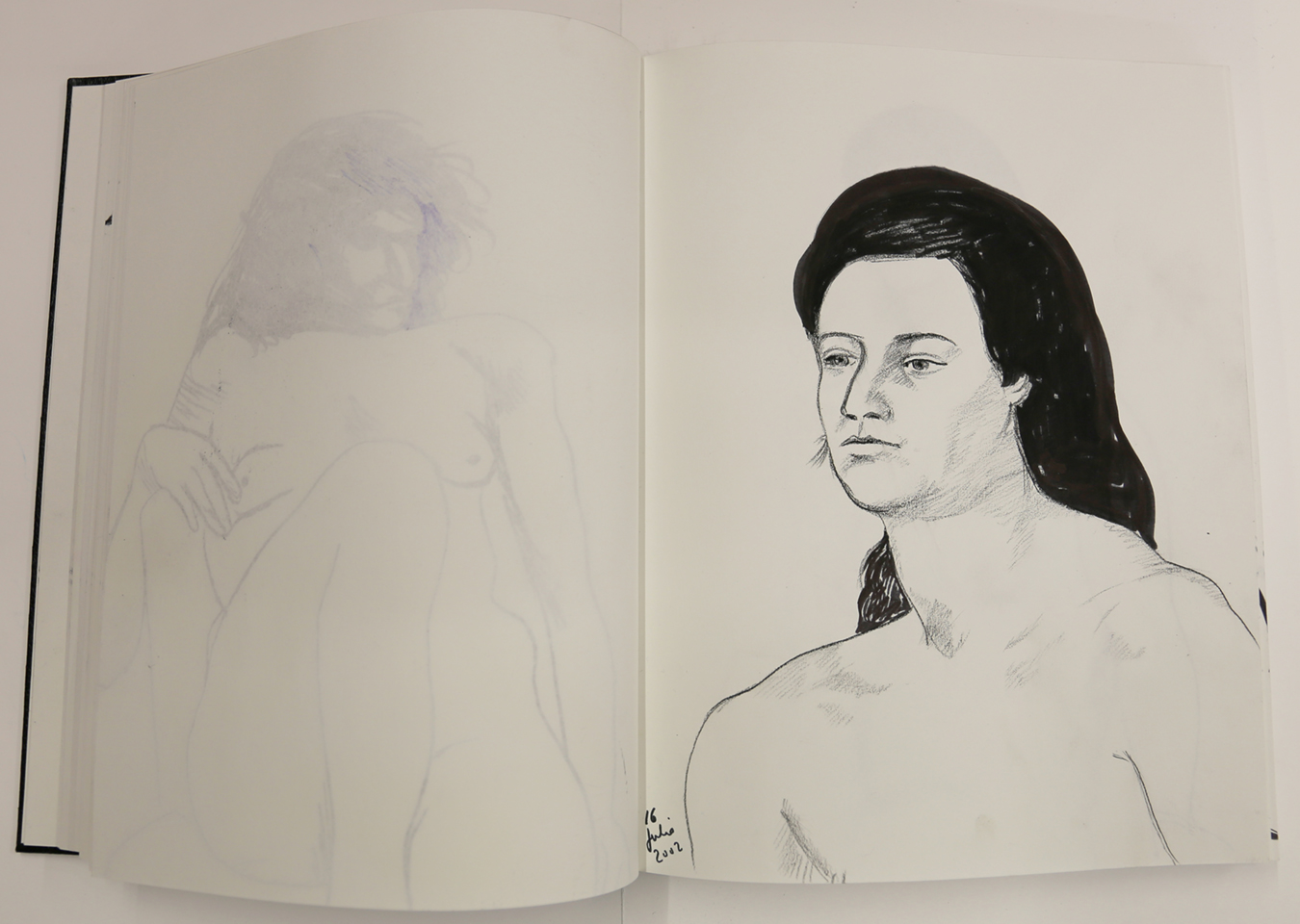 Cuaderno de dibujos, julio 2002