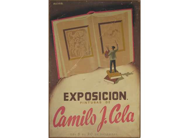 1947-Cartel-exposición-de-CJC-en-GaleríaClan-de-Madrid