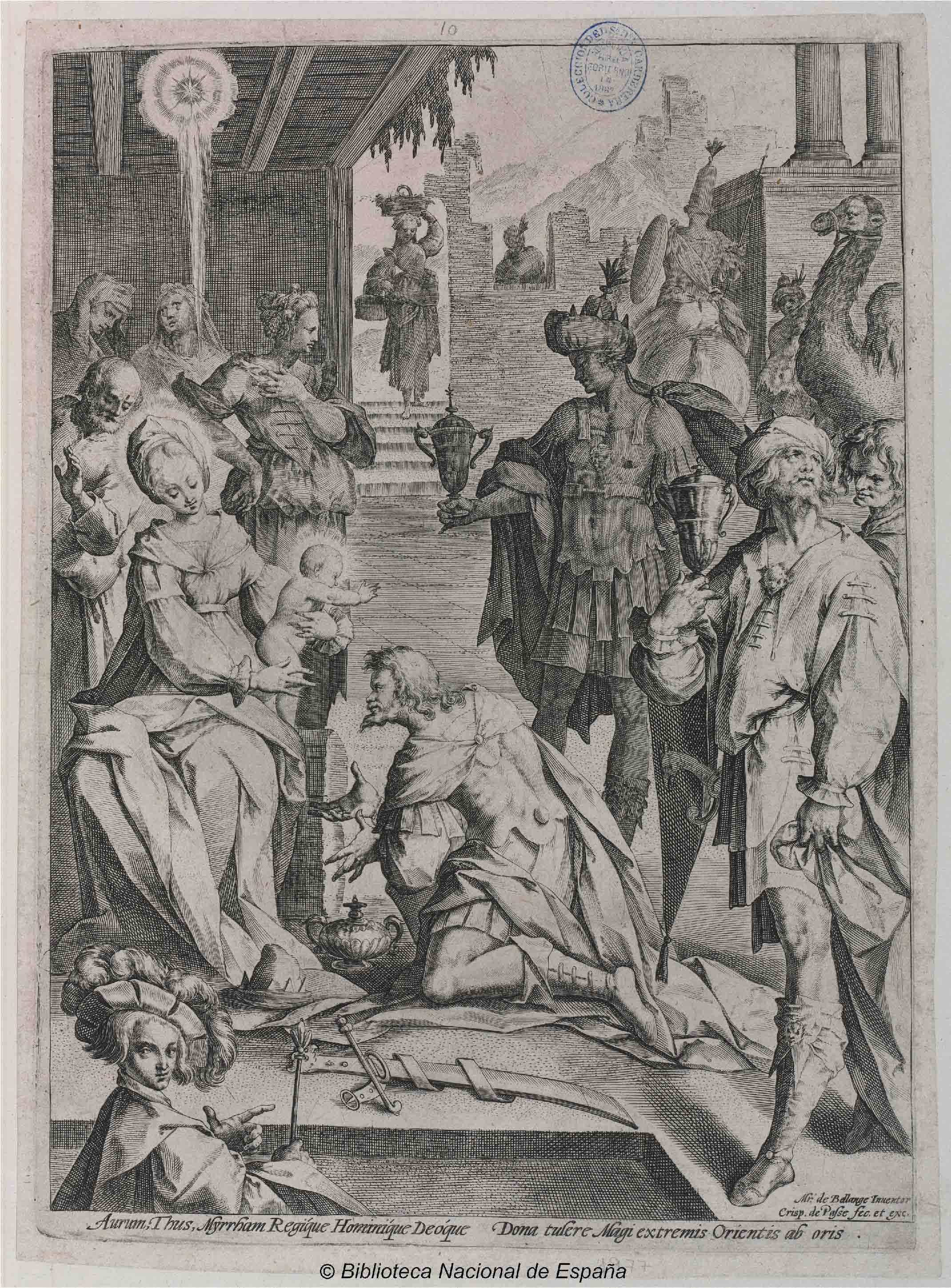 Crispijn van de Passe, La adoración de los Magos(1564-1637)