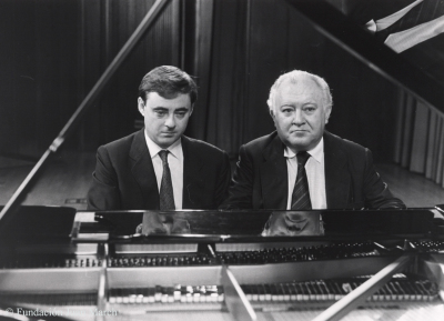 Fernando Turina y Miguel Zanetti. Concierto Mozart: integral de la obra para dos pianos y piano a cuatro manos. Fundación Juan March (9 de enero de 1991).