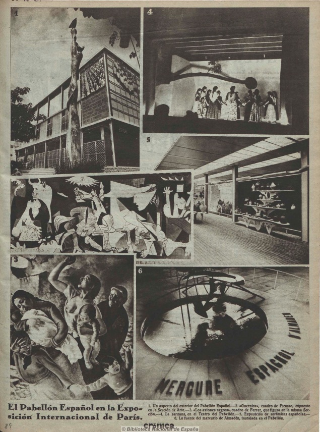 Pabellón español de la Exposición Internacional de París de 1937 (revista Crónica, 19/09/1937)