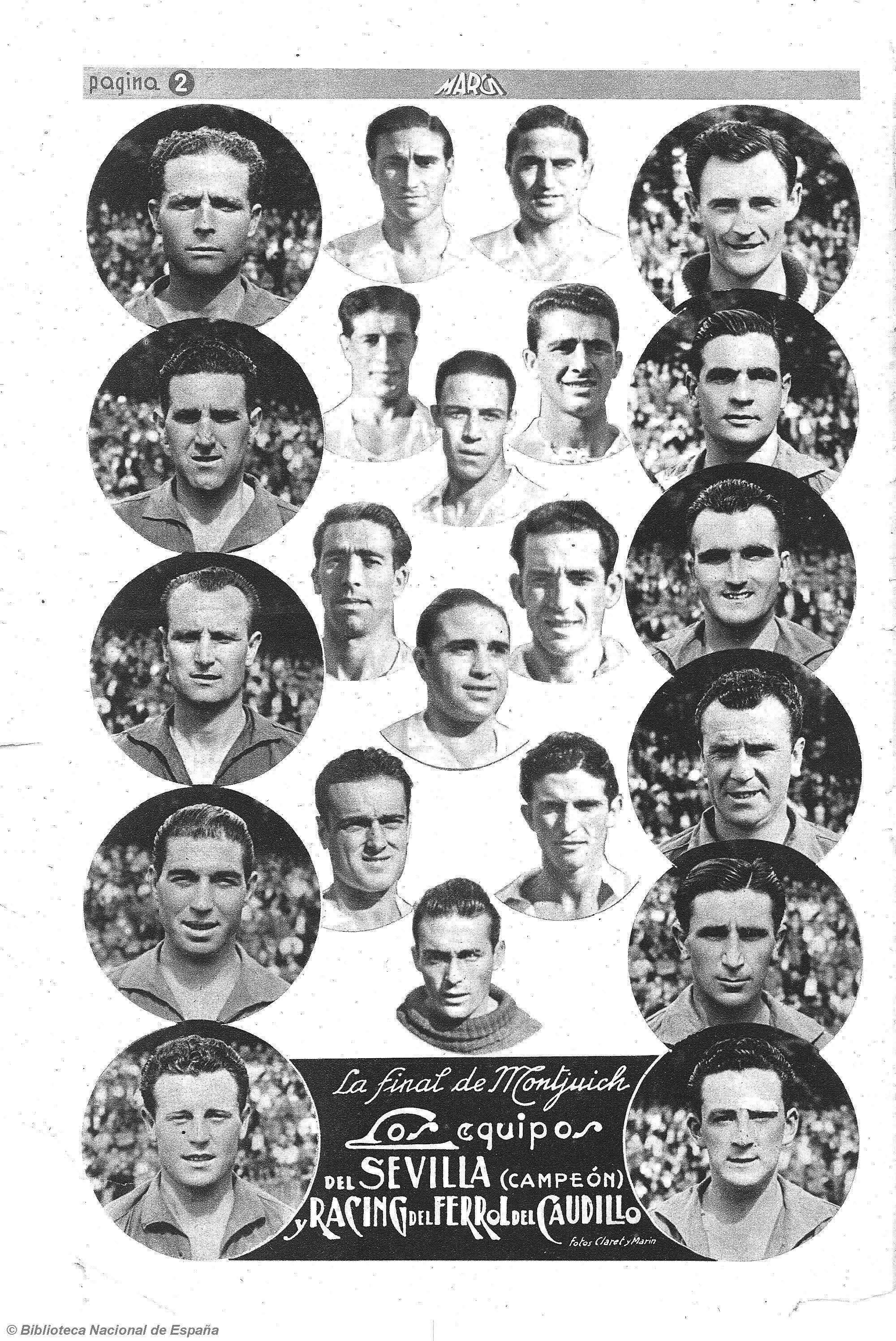 La final de Montjuic. Diario Marca (14.06.1939)