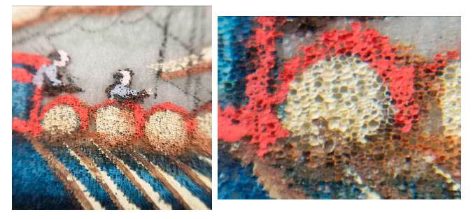 Superficie del soporte de las pinturas chinas (BNE – AB/ 7439)