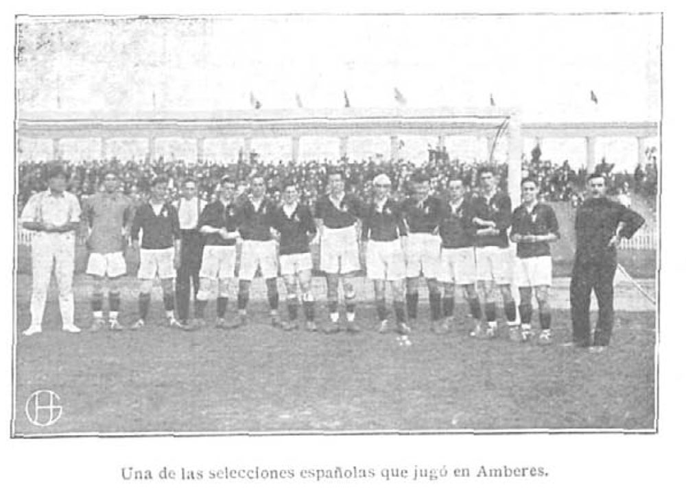 El equipo español que jugó en Amberes (Revista Gran Vía. Número 207)