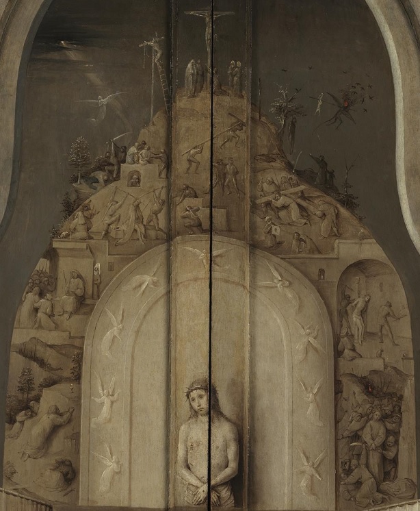 Fig. 1. El Bosco. Epifanía, Museo del Prado (verso)