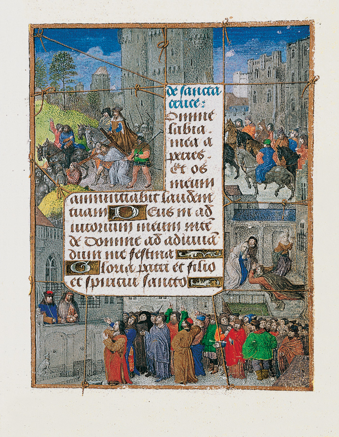 Fig. 2. Libro de horas Voustre Demeure, Vitr/25/5, fol. 14r