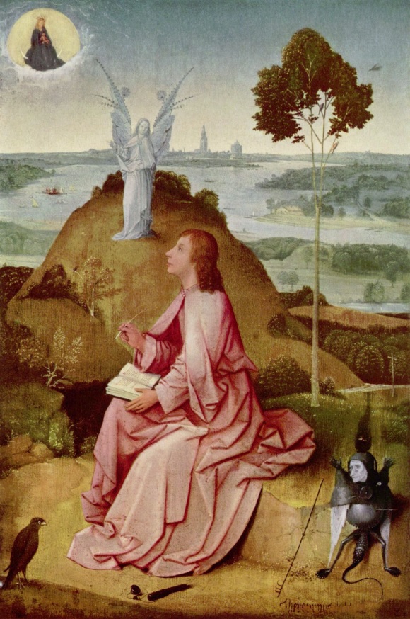 Fig. 3. El Bosco. San Juan en Patmos, Berlín, Gemäldegalerie.