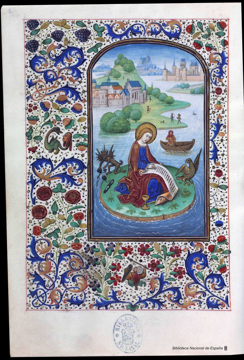 Fig. 4. BNE, Libro de horas de Leonor de la vega, Vitr/24/2, fol. 45v