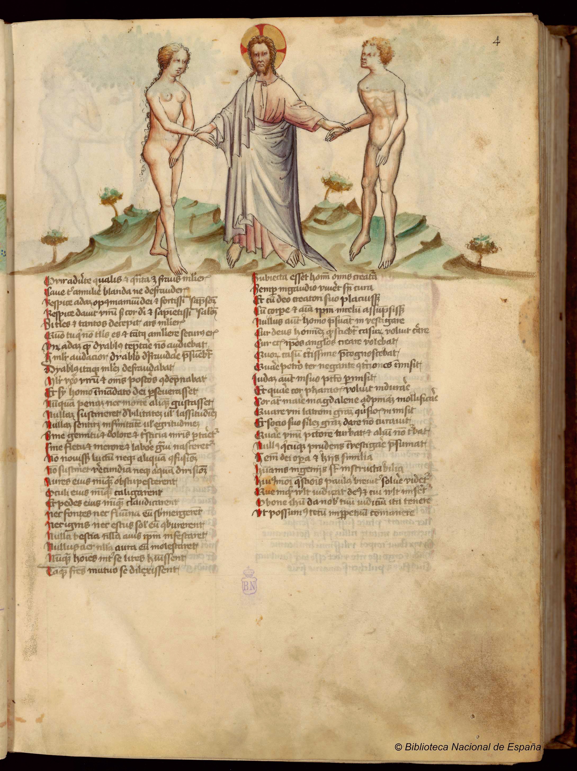 Fig. 8. Speculum Humanae salvationis, Vitr/25/7, fol. 4r
