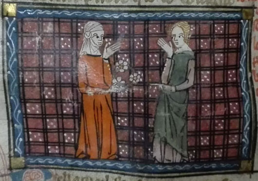 Detalle de Roman de la Rose