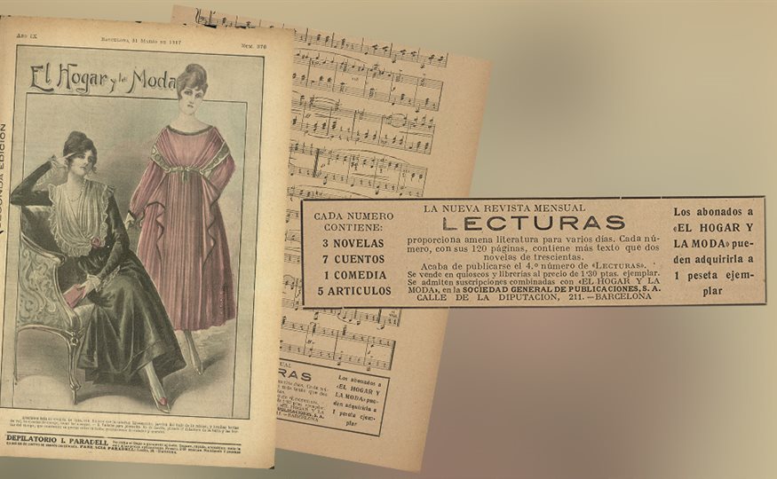 El Hogar y la Moda, 1921. Fuente: Revista Lecturas