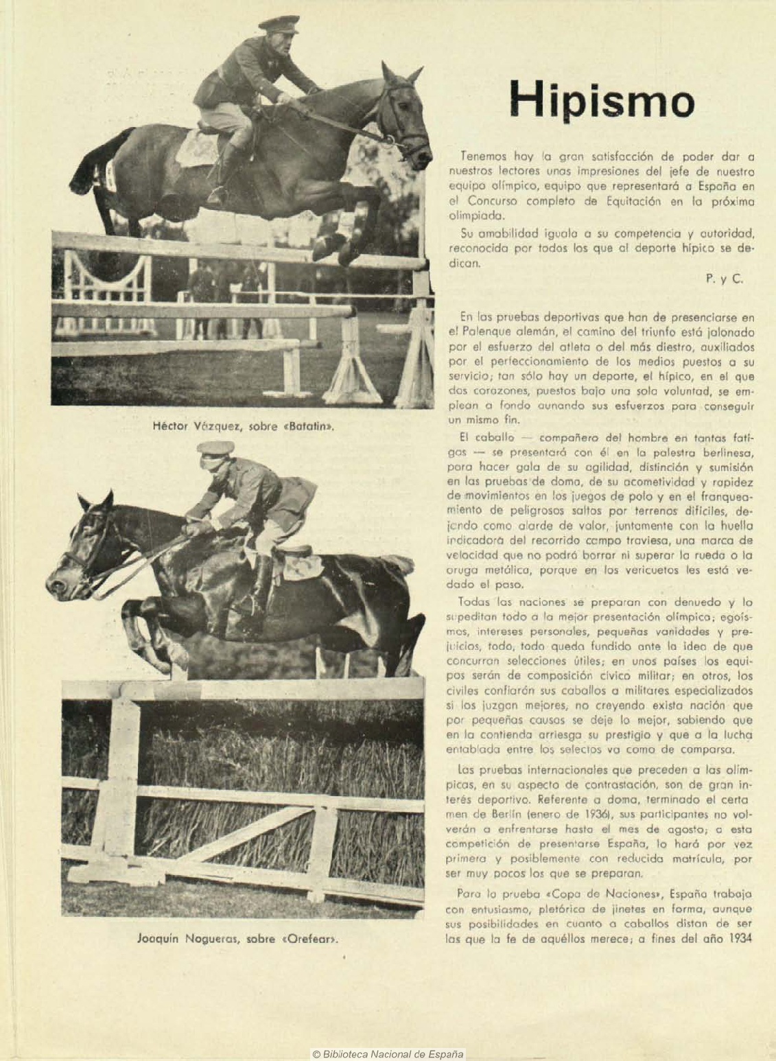 Aviación y deportes Revista. 1 de marzo de 1936