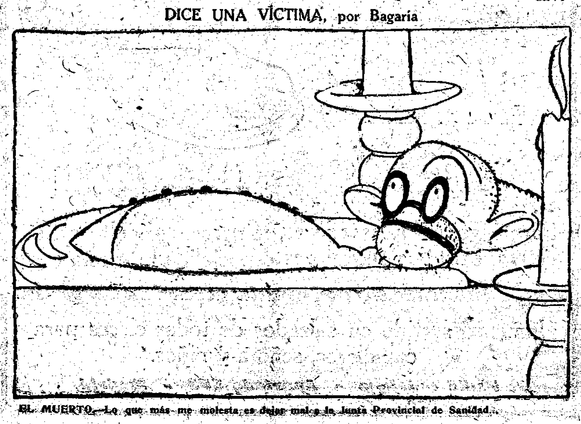 Irónica caricatura de Bagaria en El Sol del 14 de octubre