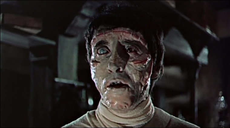 Fotograma de la película La maldición de Frankenstein