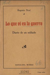 Lo que vi en la guerra: diario de un soldado