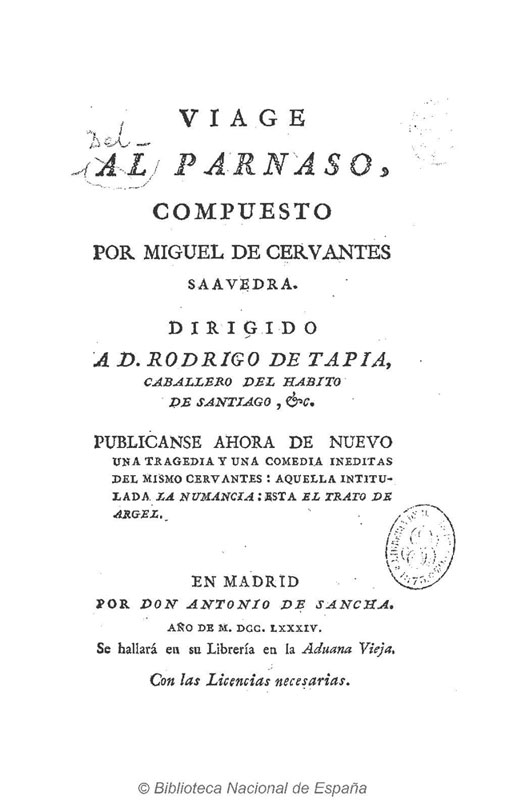 Viage al Parnaso