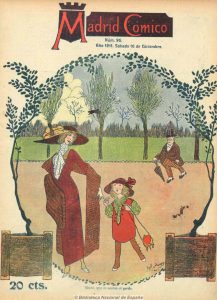 Portada de la revista Madrid Cómico en víspera del sorteo de Navidad de 1911