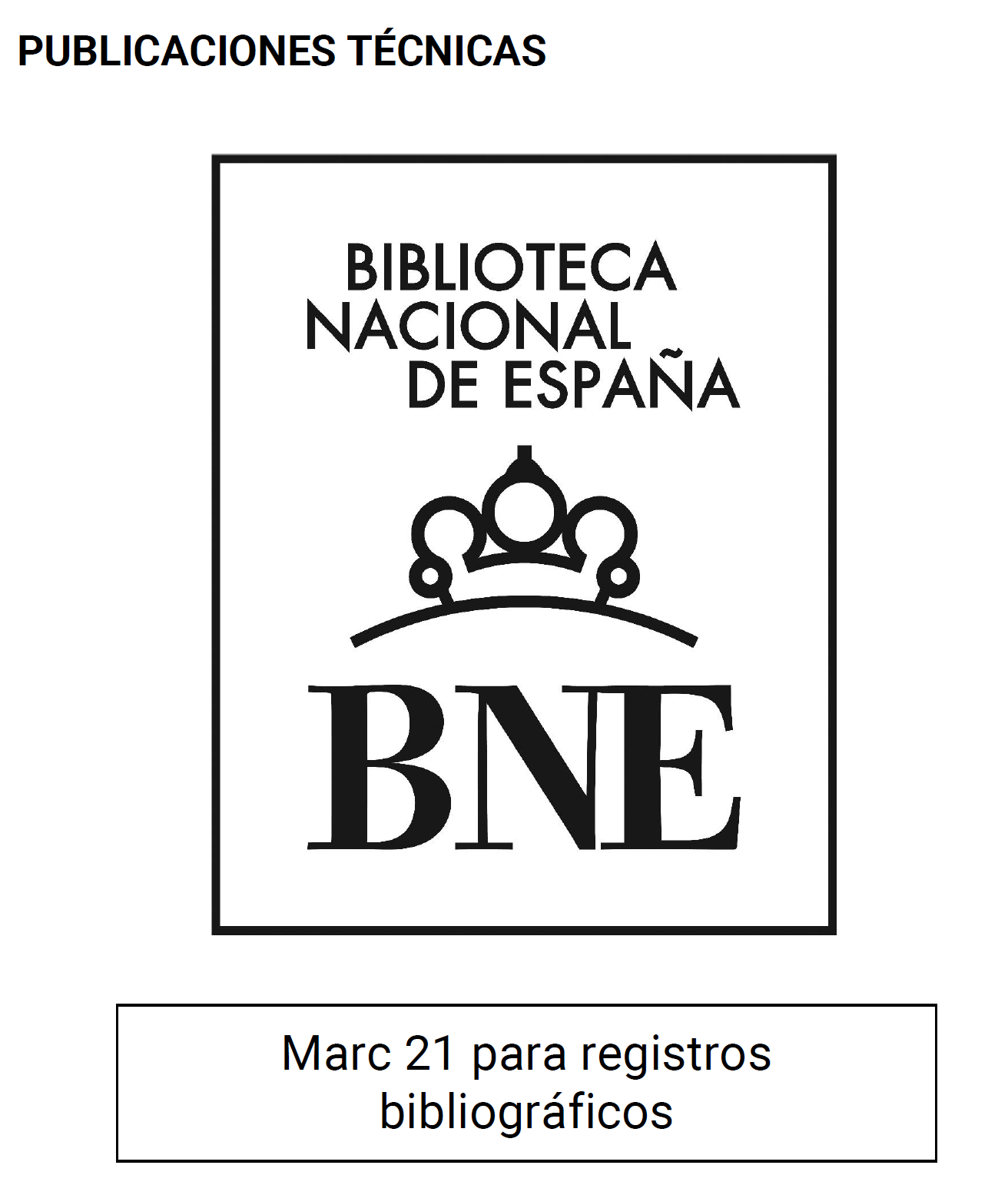 Portada MARC 21 para Registros Bibliográficos