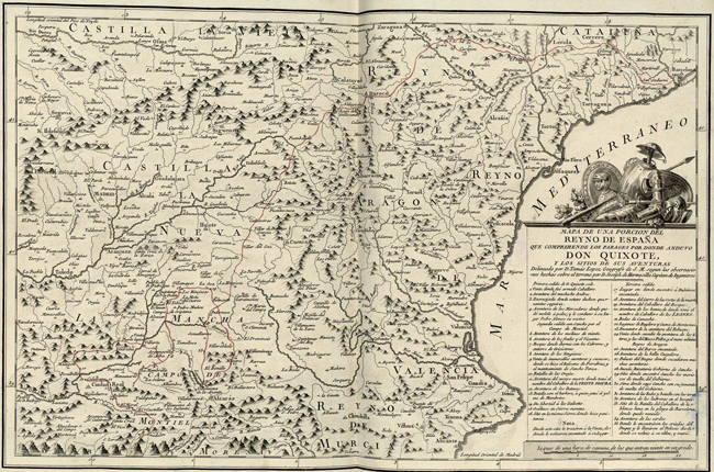 Mapa del Quijote