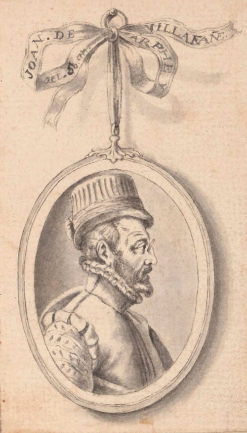 Retrato de Arfe realizado por Ceán Bermúdez