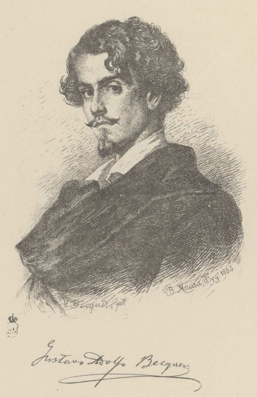 Retrato de Gustavo Adolfo Bécquer. Sig.: IH/2636/4