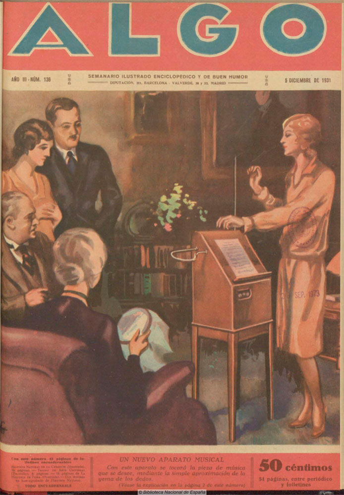 Tocando el theremin en una casa de clase media (Revista Algo)