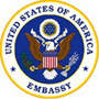 Logotipo de la Embajada estadounidense
