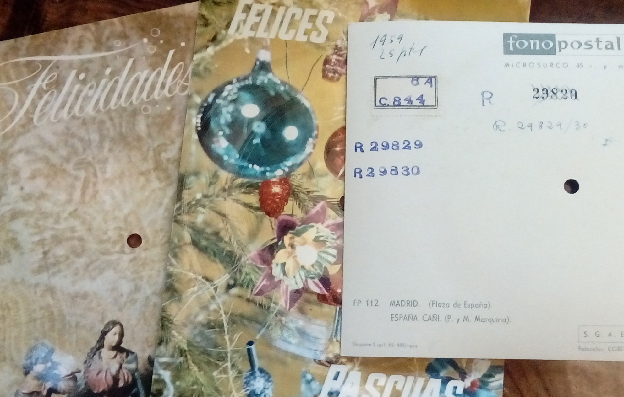 Las tarjetas postales sonoras de la Biblioteca Nacional de España