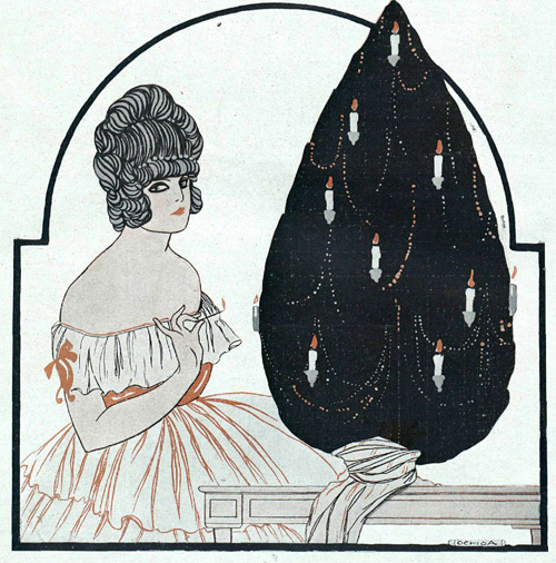 Revista gráfica La Esfera (1914-1931). Árbol de navidad, 21/12/1918