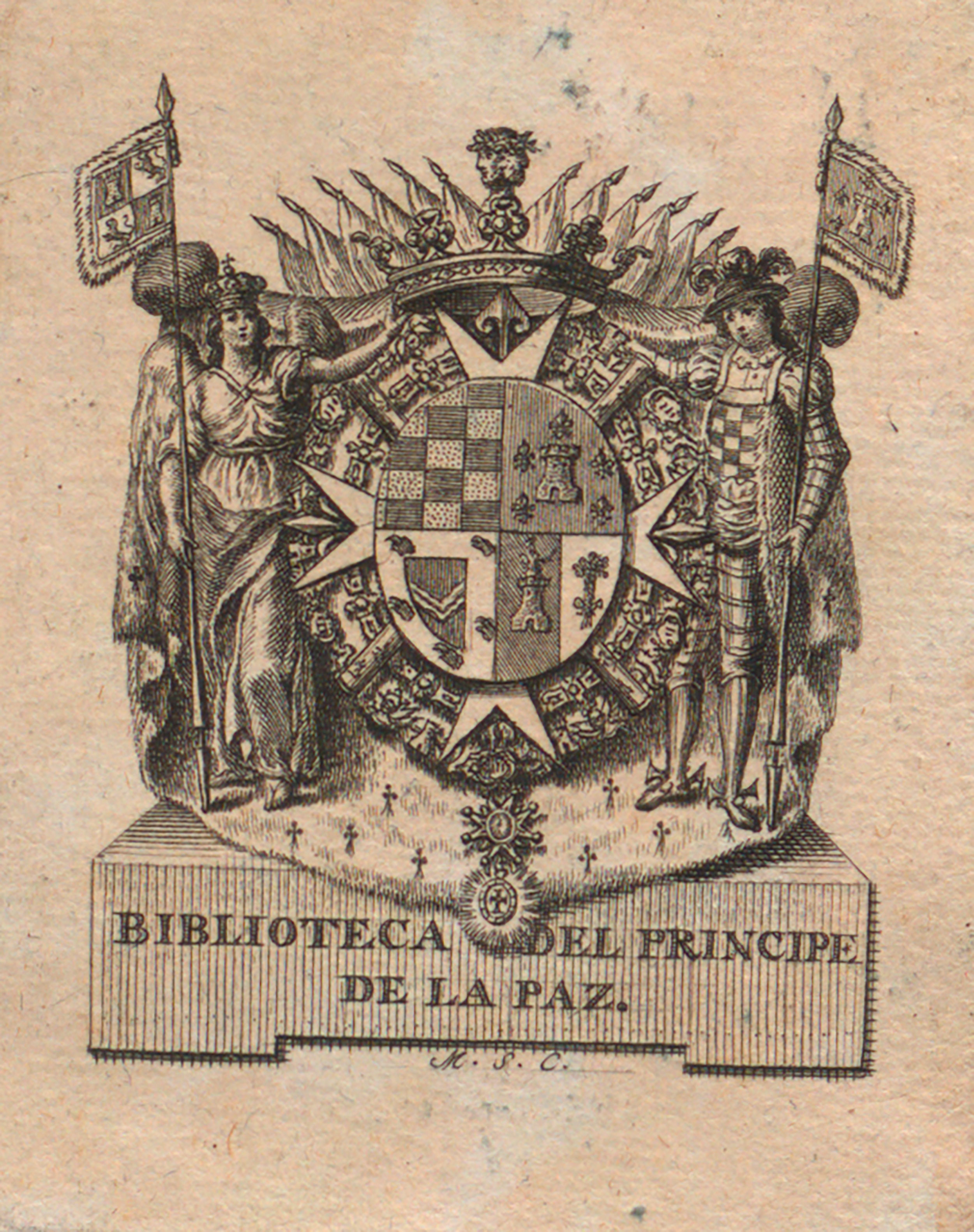 [Ex libris de Manuel  Godoy]