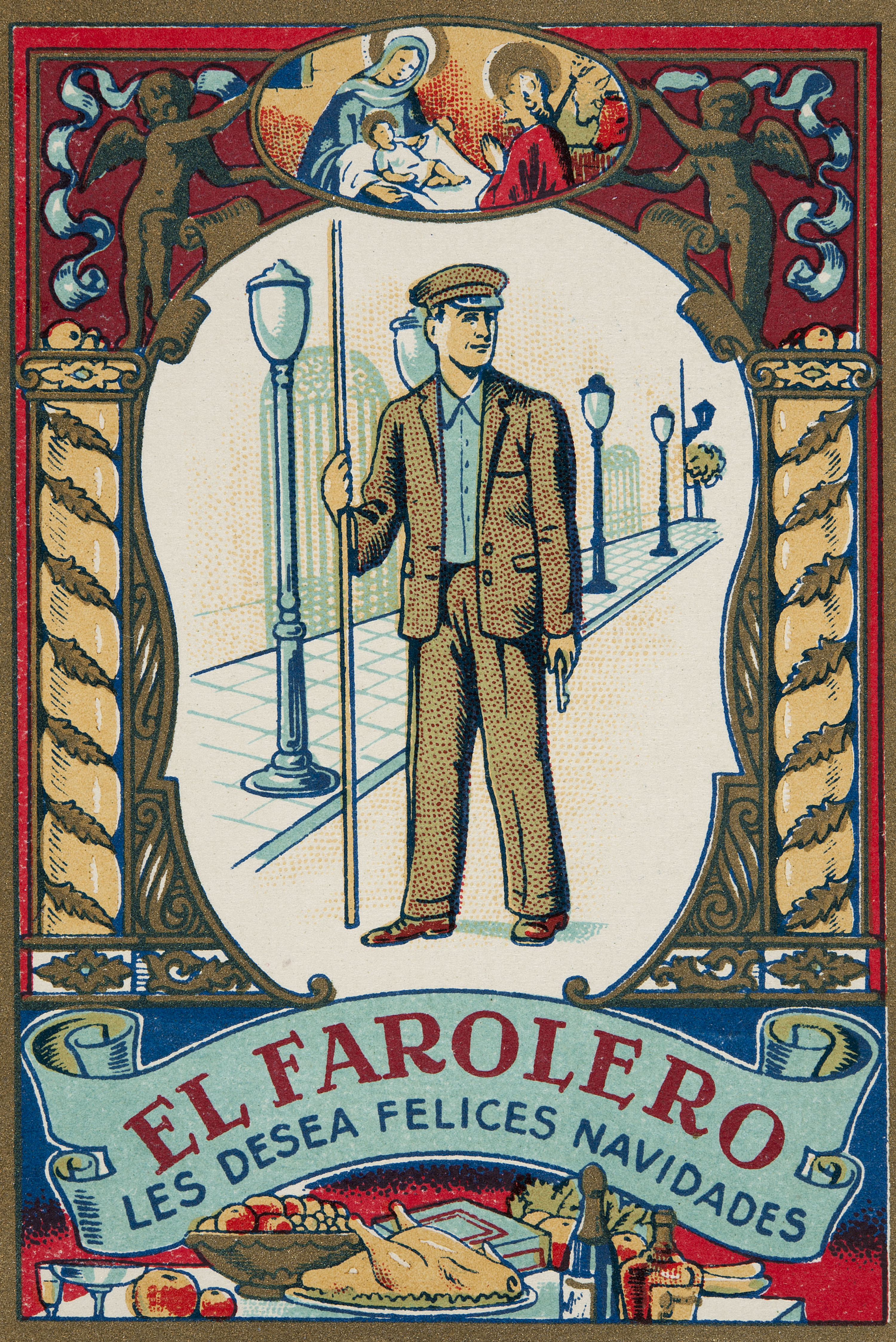 [Felicitaciones de Navidad de oficios.. Faroleros]