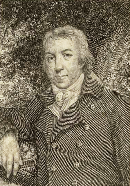 Grabado de Edward Jenner, descubridor de la vacuna