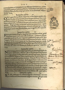 Notas marginales autógrafas de Francisco de Quevedo