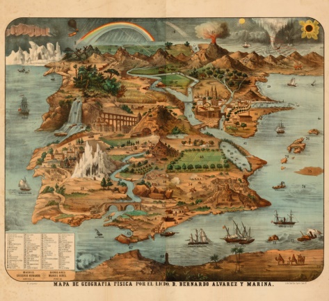 5. Álvarez Marina, Bernardo. Mapa de geografía física, [1866-1886], [BNE, MR/18/14/1] http://bdh-rd.bne.es/viewer.vm?id=0000241934&page=3