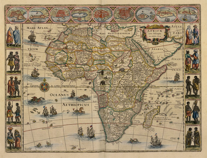 Página del Atlas maior, de Jean Blaeu