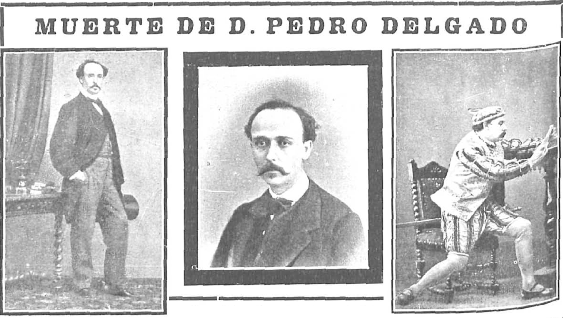 Reportaje en Nuevo Mundo con motivo del fallecimiento del actor Pedro Delgado
