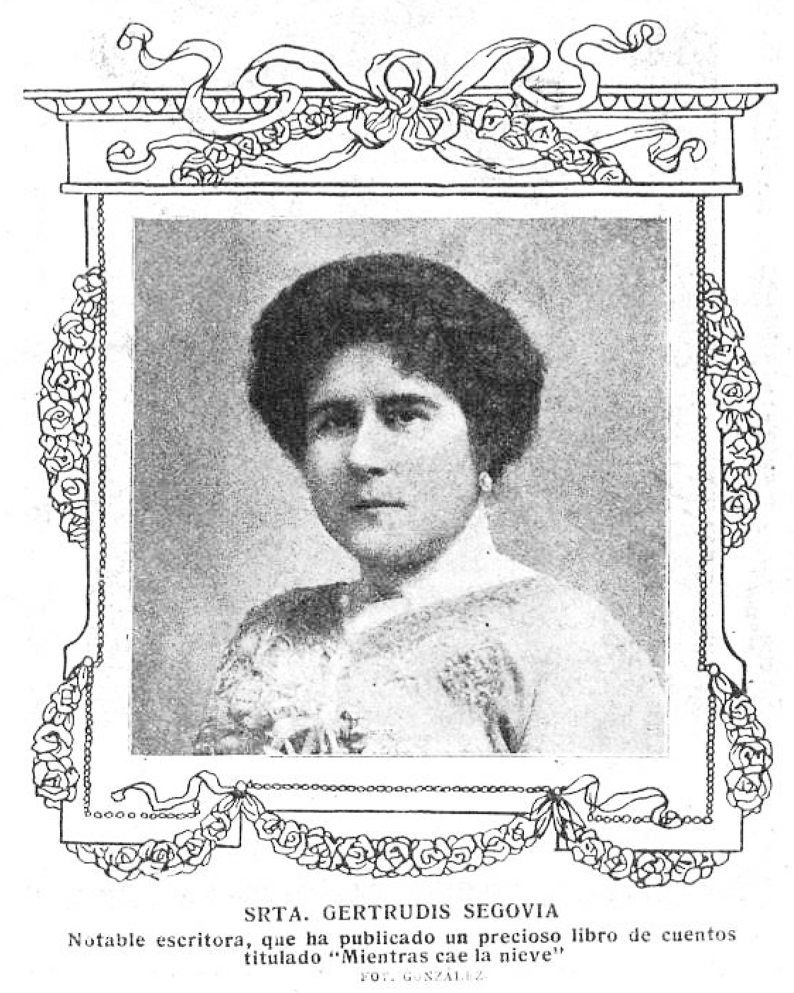 Retrato de Gertrudis Segovia en la portada de Mundo Gráfico