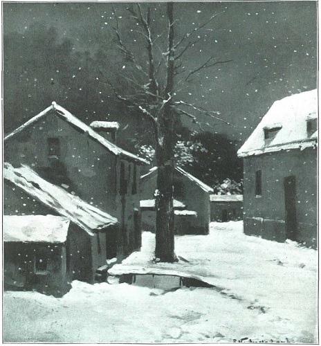 Revista gráfica La Esfera (1914-1931). Paisaje nevado, 17/01/1920