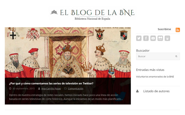 Portada del nuevo diseño del Blog